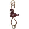 Kay Bojesen N�glering Fugl, Bordeaux/Guld