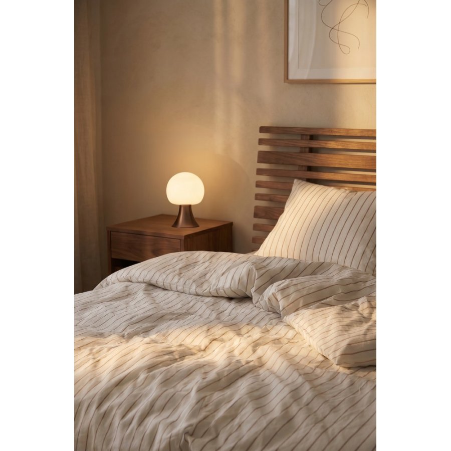 Holmegaard Noor Akku-Tischlampe LED H23 cm, Braun