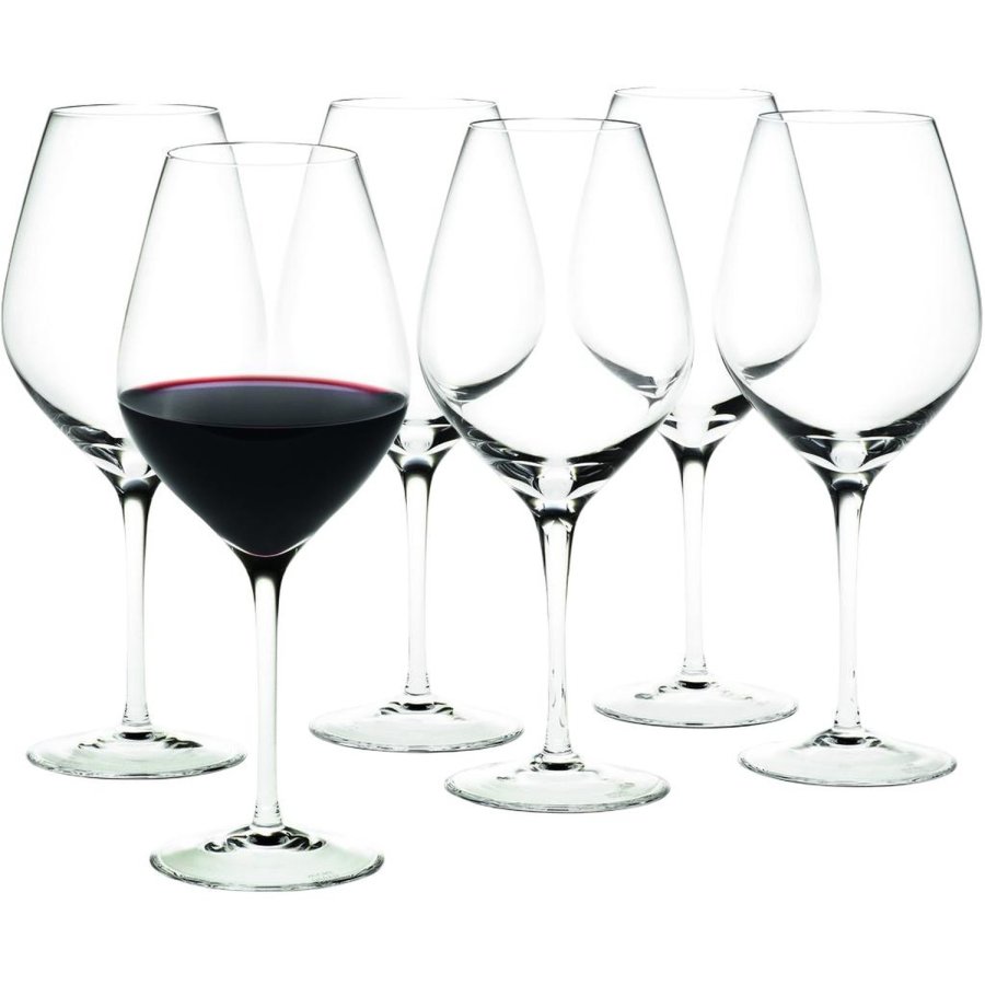 Holmegaard Cabernet Rotweinglas 6er Set 52 cl, Klar
