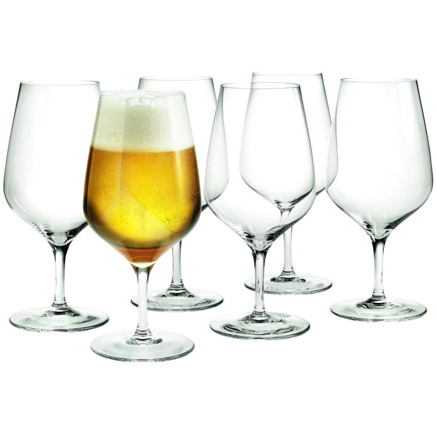 Holmegaard Cabernet Bierglas 6er Set 64 cl, Klar