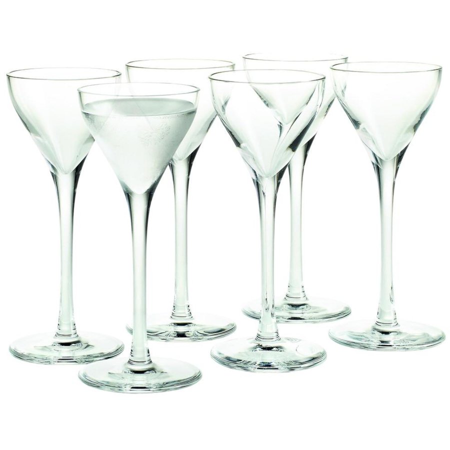 Holmegaard Cabernet Schnapsglas 6er Set 4, 5 cl, Klar