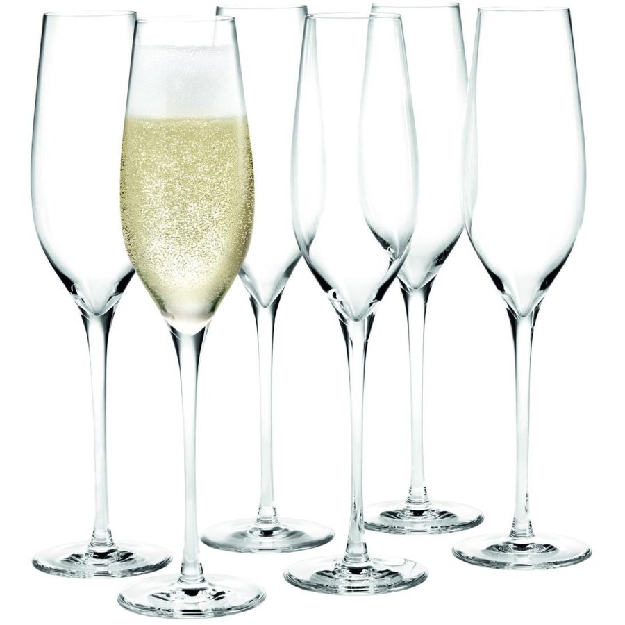 Holmegaard Cabernet Champagneglas 6 stk. 29 cl