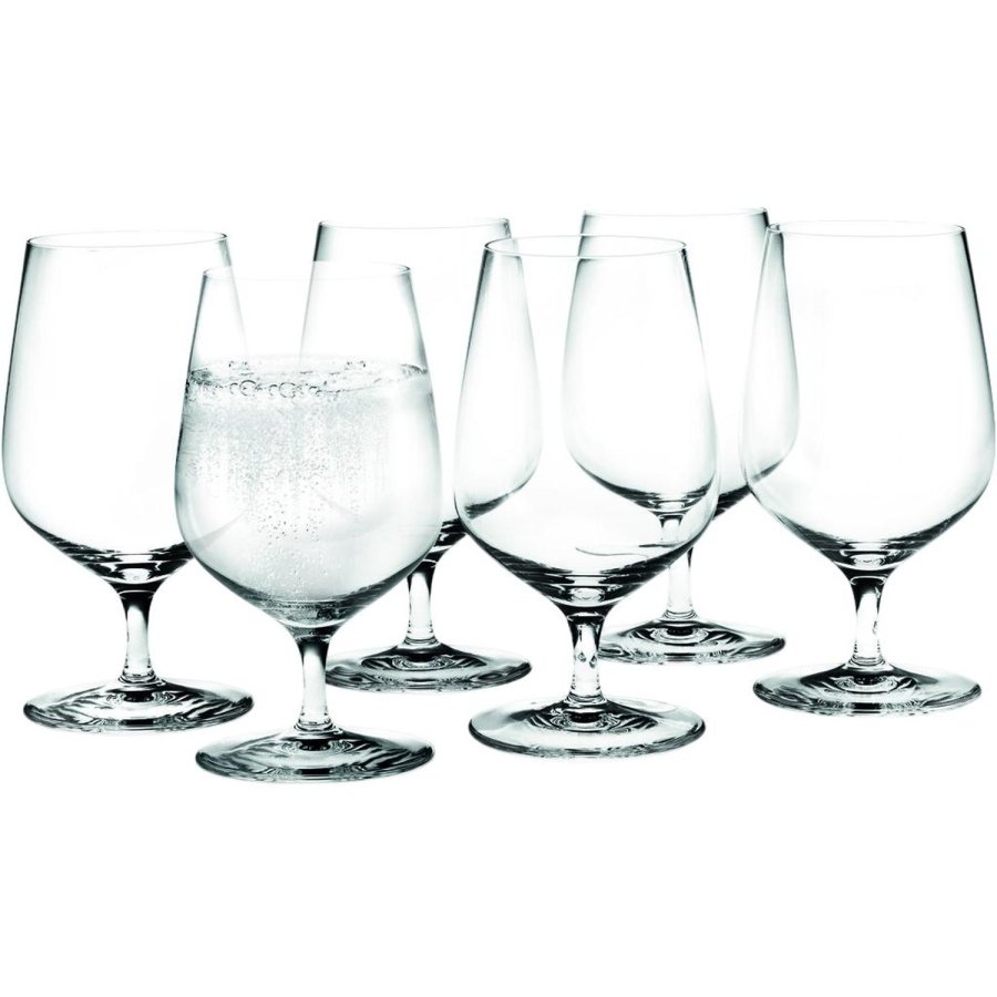 Holmegaard Cabernet Wasserglas 6er Set 36 cl, Klar