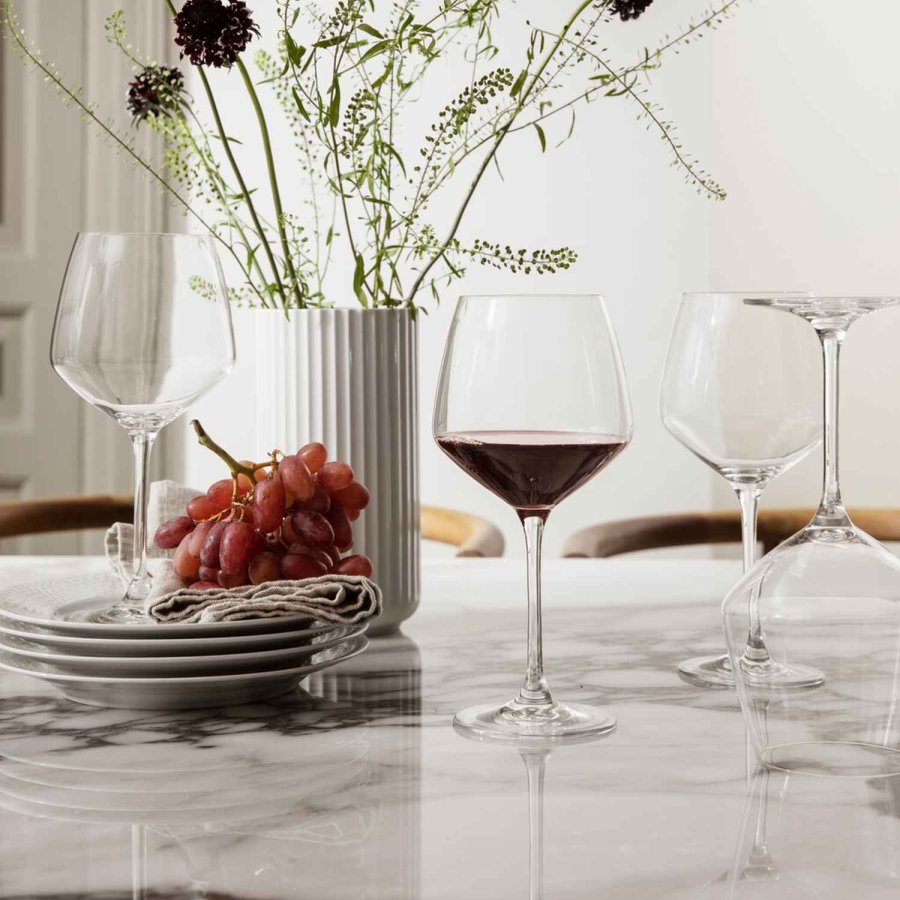 Holmegaard Perfection Burgunderglas 6er Set 59 cl, Klar