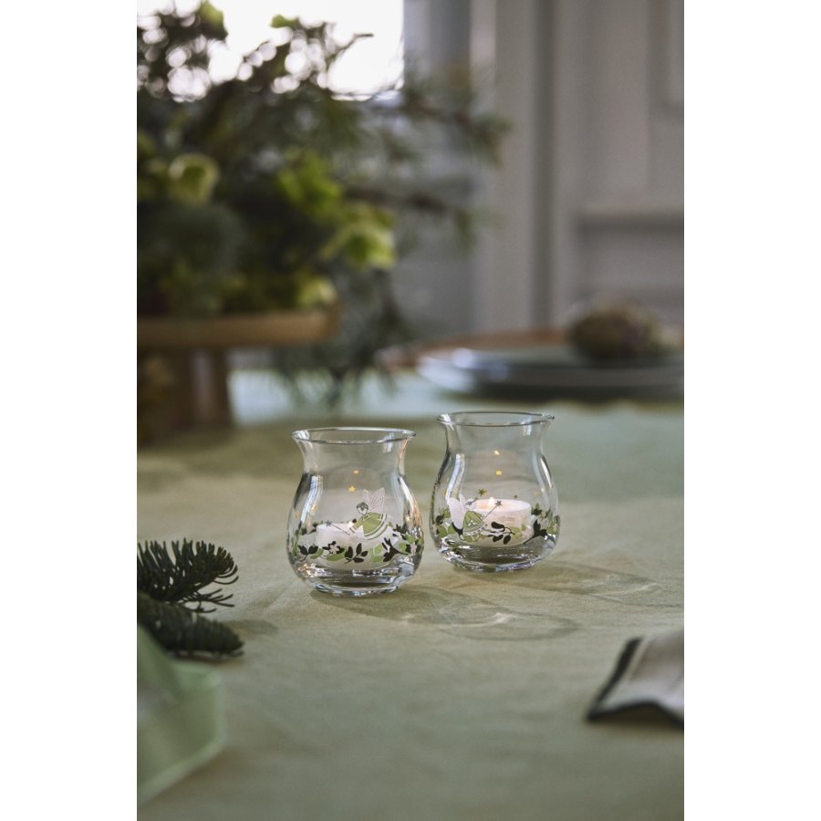 Holmegaard Christmas Fyrfadsstage 2026 2 stk. H7,5 cm