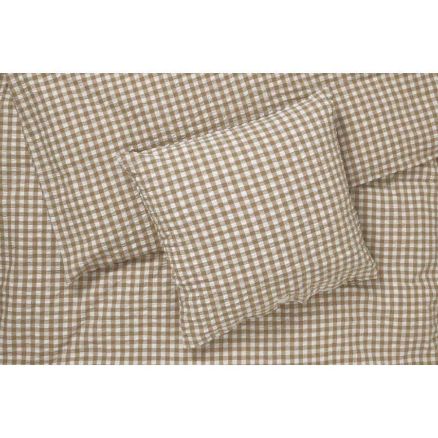 Juna B�k&B�lge Senget�j 140x200 cm, Karamel/Off-White