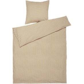 Juna B�k&B�lge Senget�j 140x220 cm, Karamel/Off-White