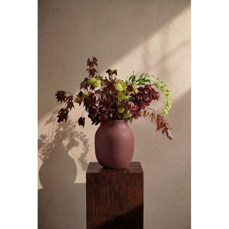 K�hler Studio Omaggio #1 Vase H20 cm, Bordeaux