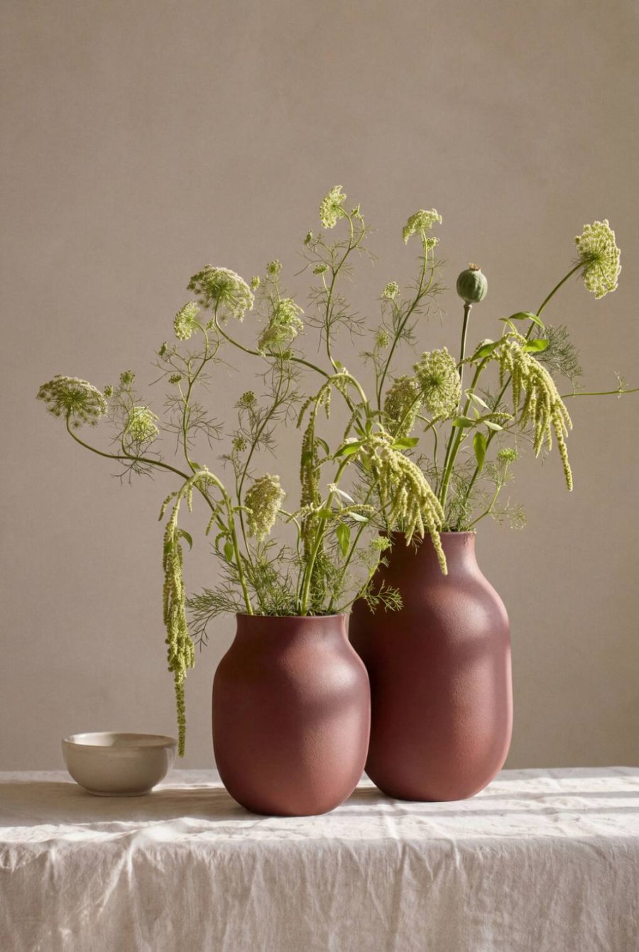 K�hler Studio Omaggio #1 Vase H20 cm, Bordeaux