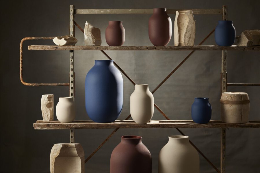 K�hler Studio Omaggio #1 Vase H20 cm, Bordeaux