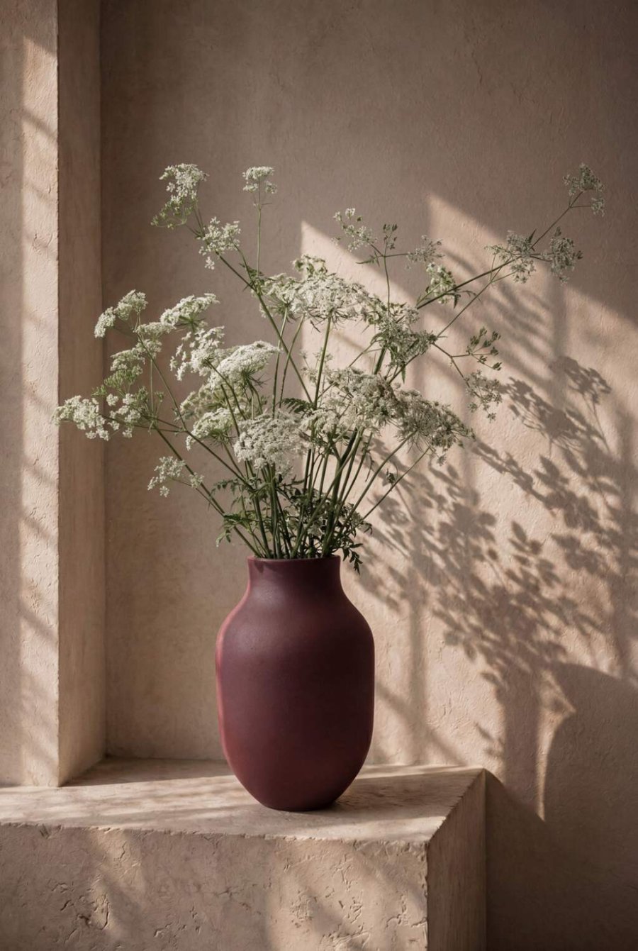 K�hler Studio Omaggio #1 Vase H31 cm, Bordeaux