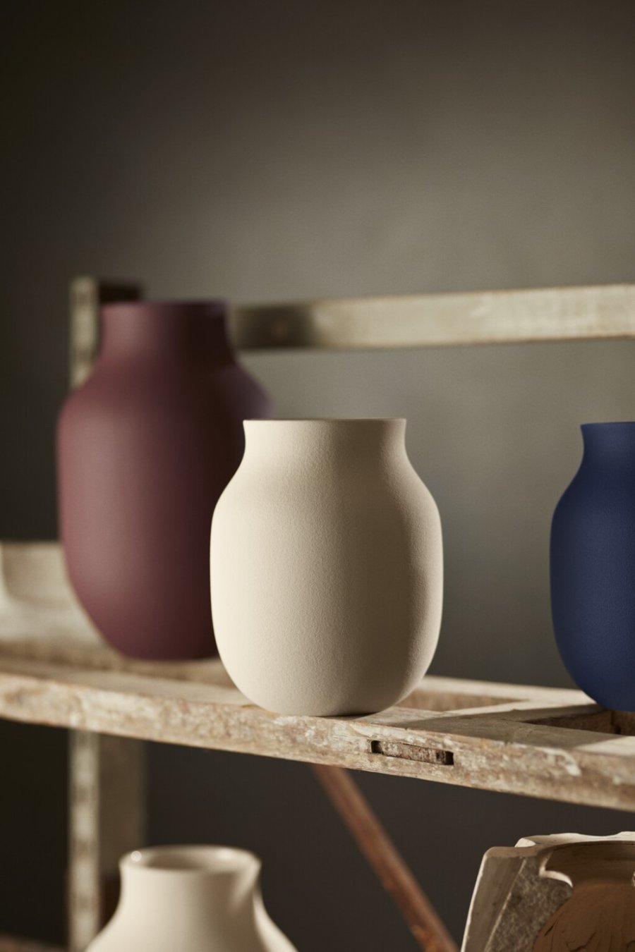K�hler Studio Omaggio #1 Vase H20 cm, Sand