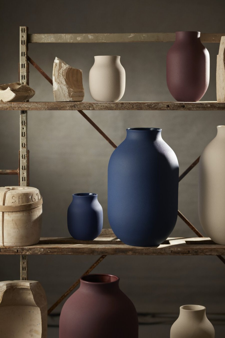 K�hler Studio Omaggio #1 Vase H20 cm, Sand