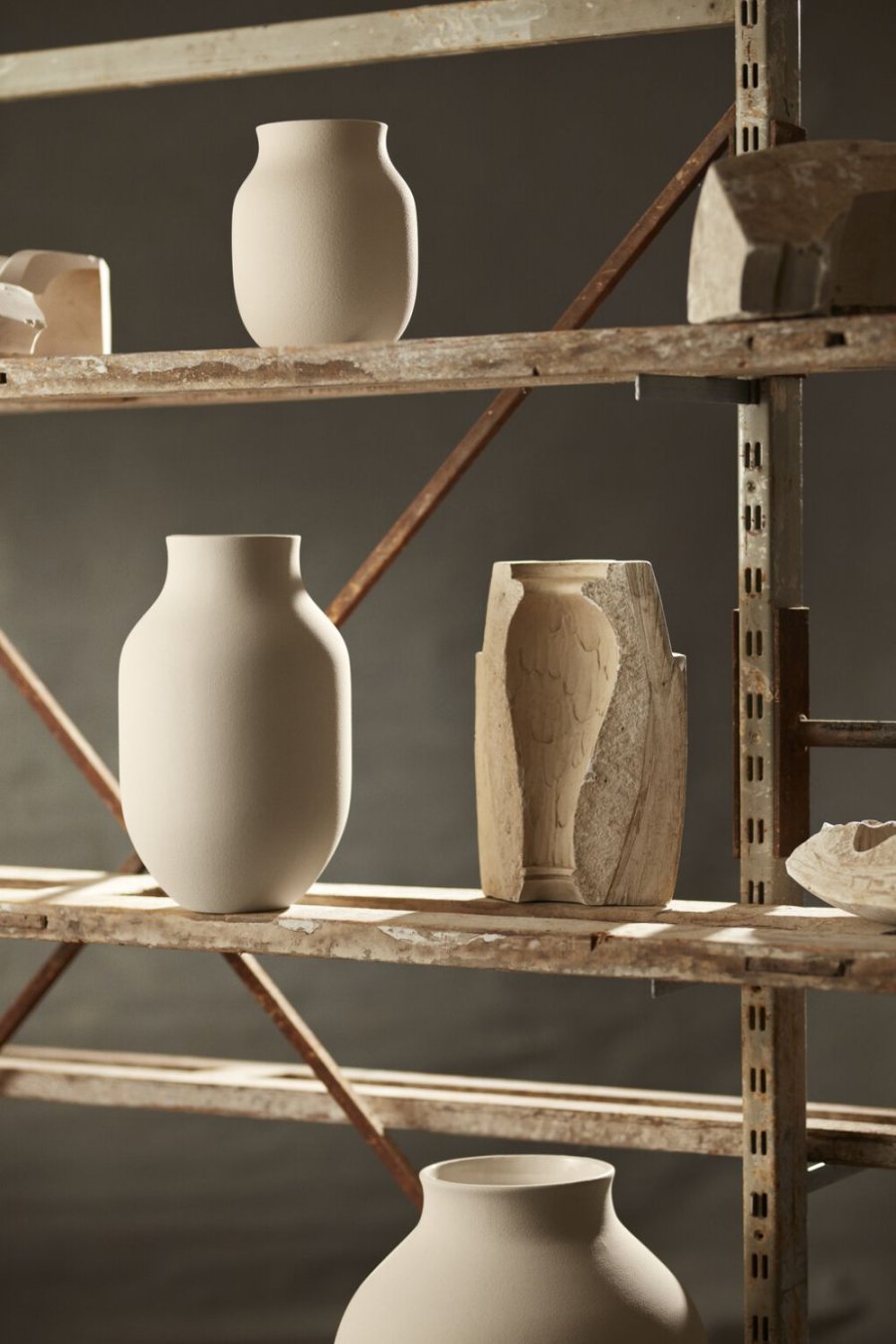 K�hler Studio Omaggio #1 Vase H31 cm, Sand