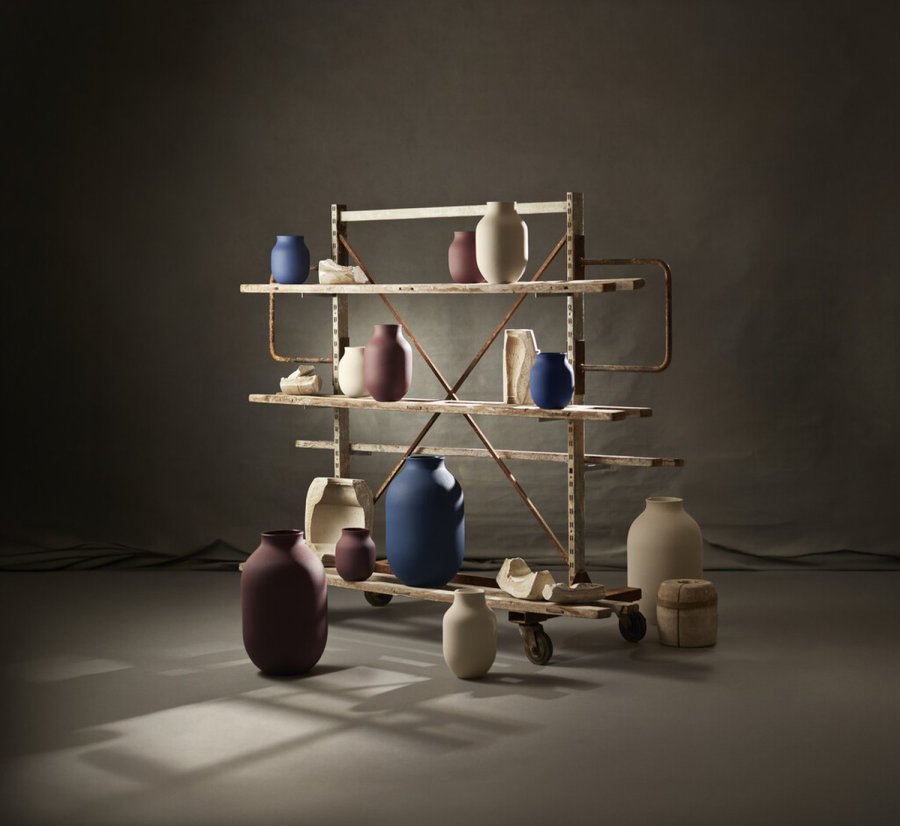 K�hler Studio Omaggio #1 Vase H50 cm, Sand
