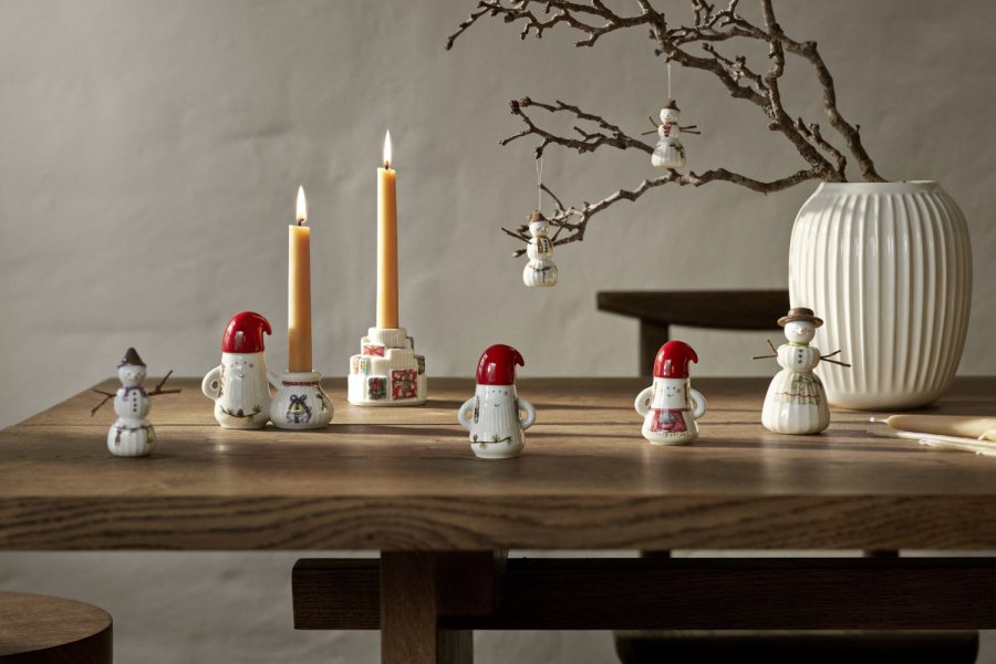 K&auml;hler Hammersh�i Christmas Nissemor H8,5 cm, Hvid