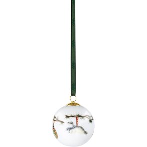 K&auml;hler Hammersh�i Christmas Kugle 2026 �6 cm, Hvid