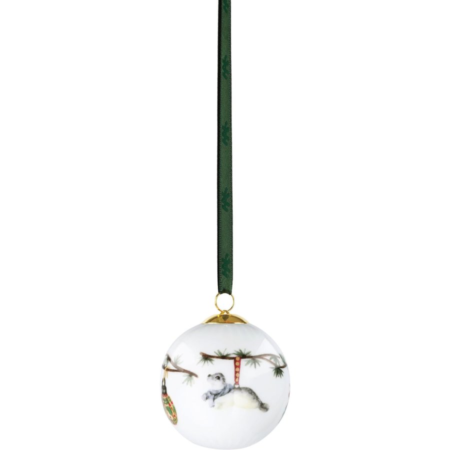 K&auml;hler Hammersh�i Christmas Kugle 2026 �6 cm, Hvid