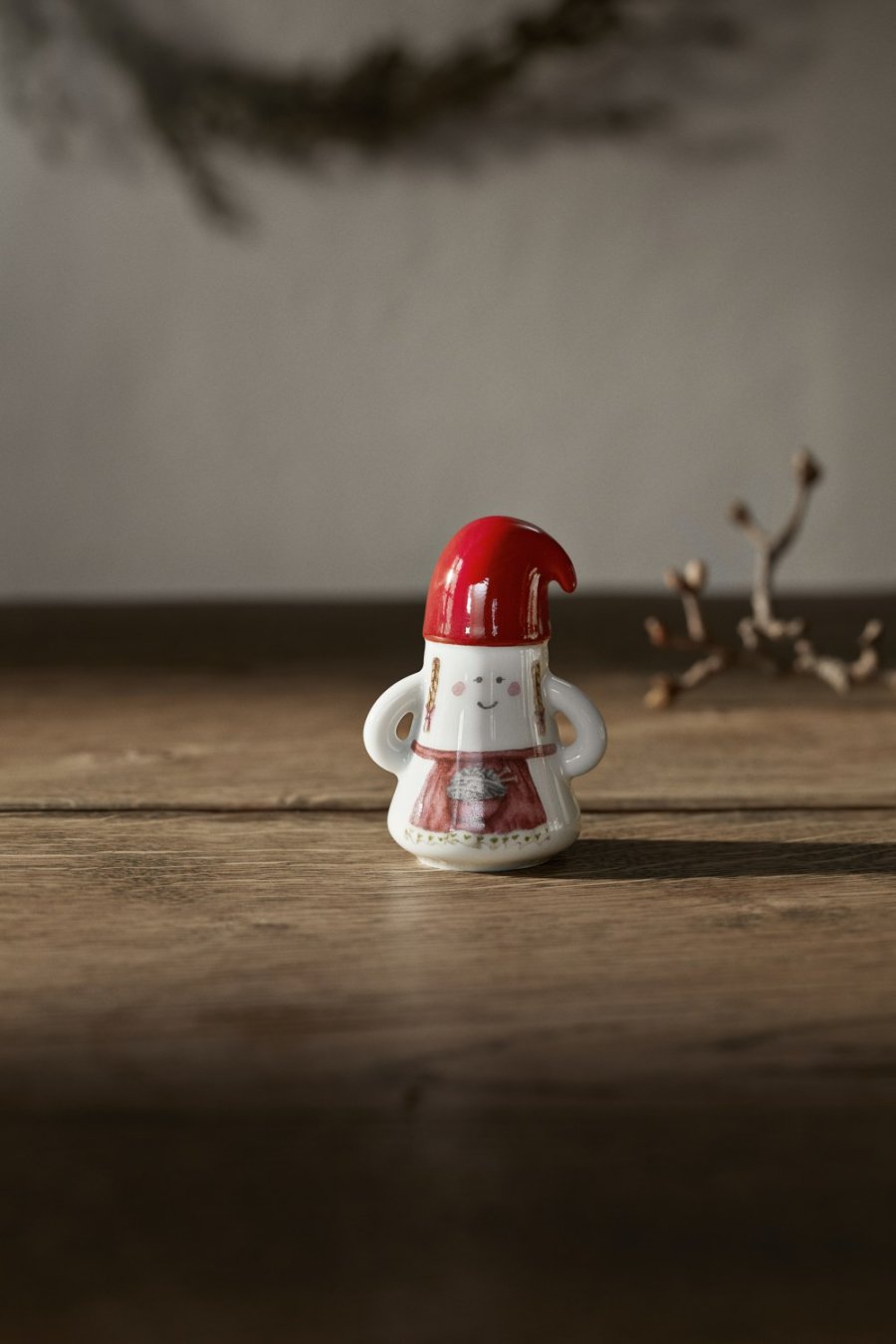K&auml;hler Hammersh�i Christmas Nissemor H8,5 cm, Hvid