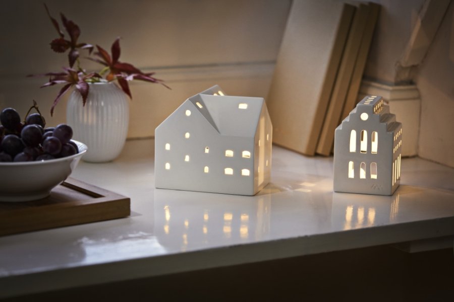 K&auml;hler Urbania Lyshus Stald H10,5 cm, Hvid