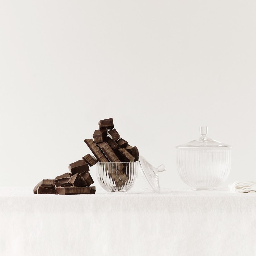 Lyngby Porceln Bonbonniere 10 Glas, Clear