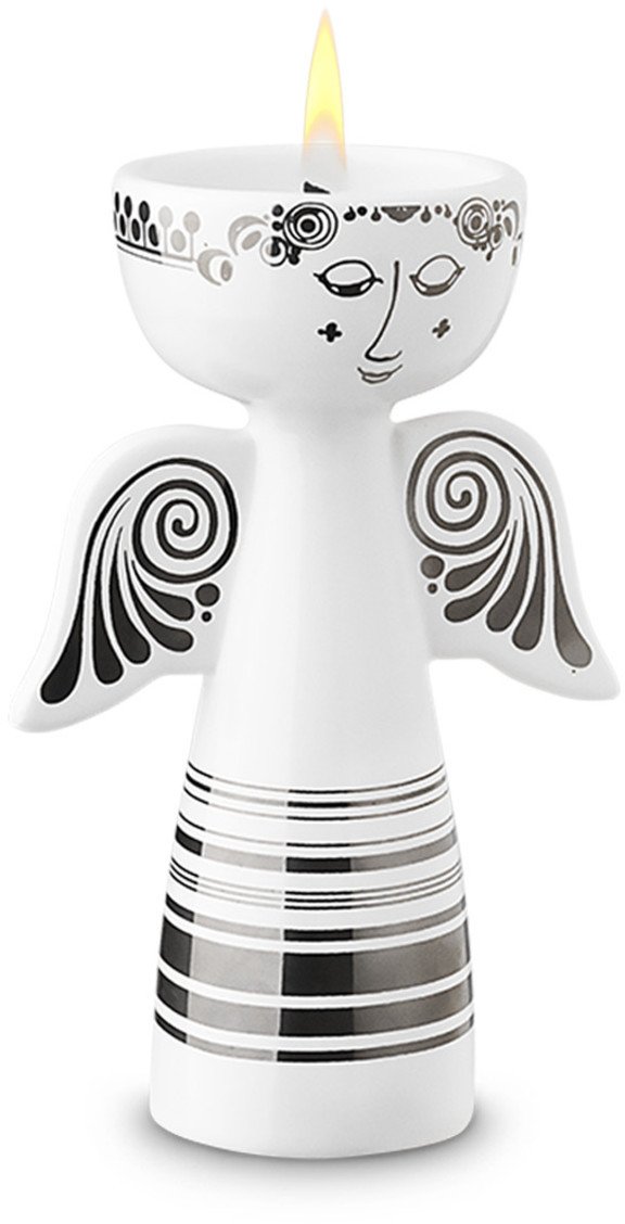 Bj�rn Wiinblad Fyrfadsengel, s�lv, H 14 cm