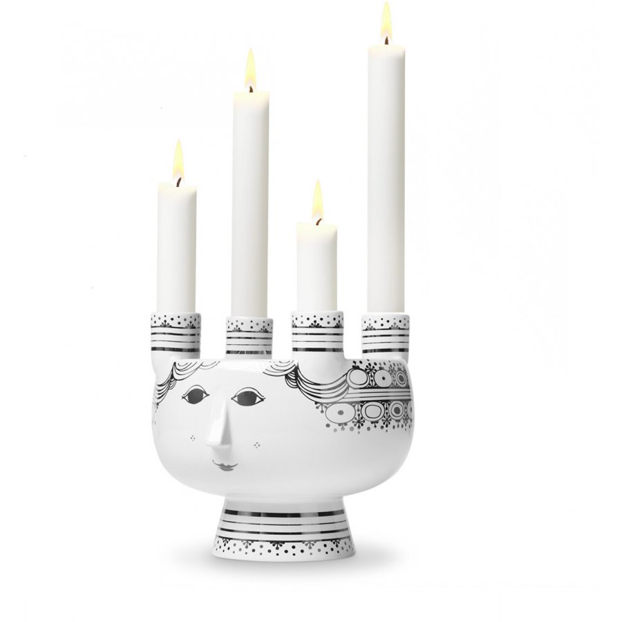 Bjrn Wiinblad Luciabrud, adventsstage, slv, H 15 cm
