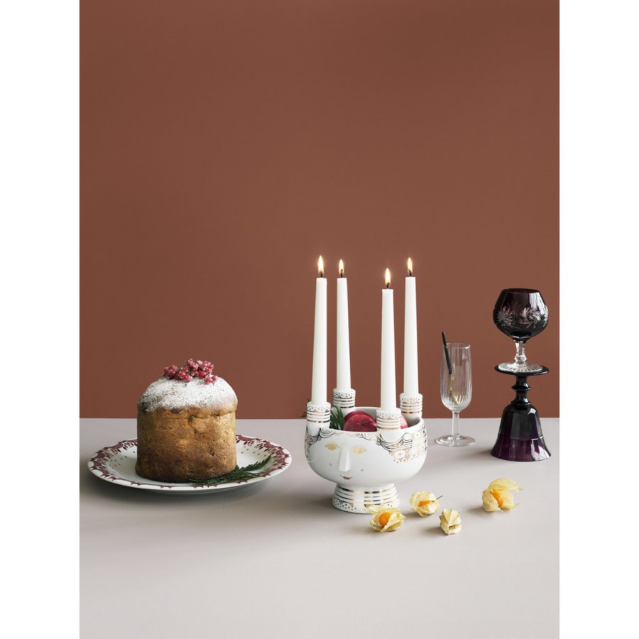 Bjrn Wiinblad Luciabrud, adventsstage, slv, H 15 cm