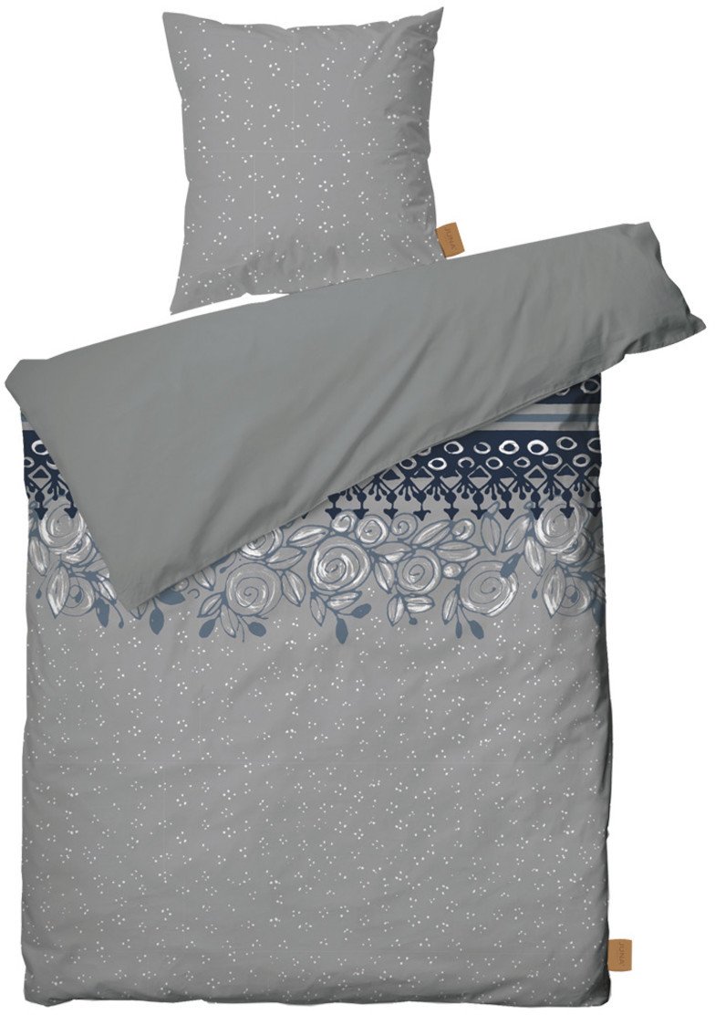 Juna Bj�rn Wiinblad Rose, Senges�t, 140x220 cm, gr�/bl�