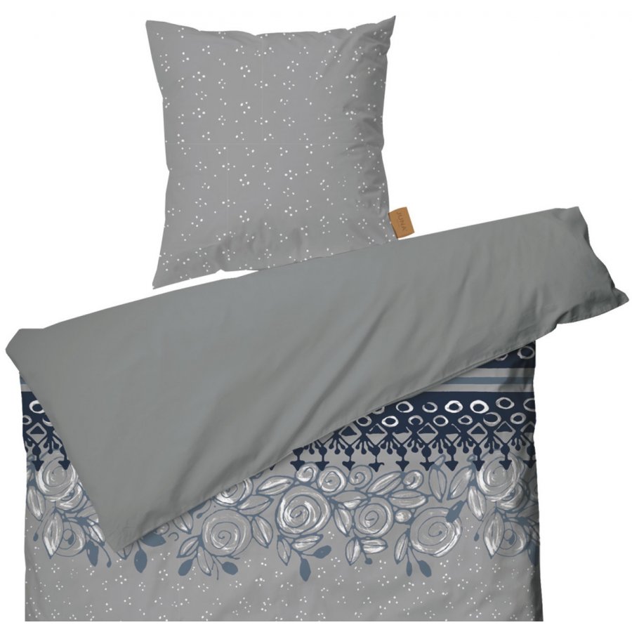 Juna Bj�rn Wiinblad Rose, Senges�t, 140x220 cm, gr�/bl�