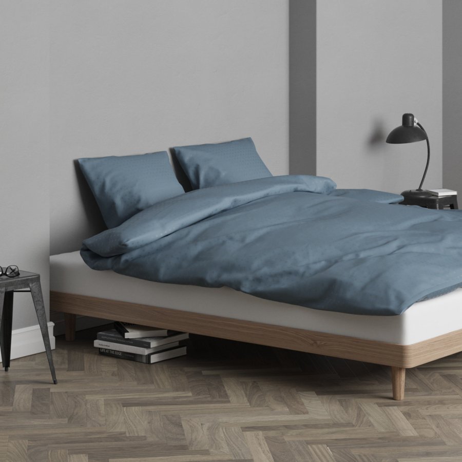 Juna Cube Sengest 140x220 cm, Stvet Bl