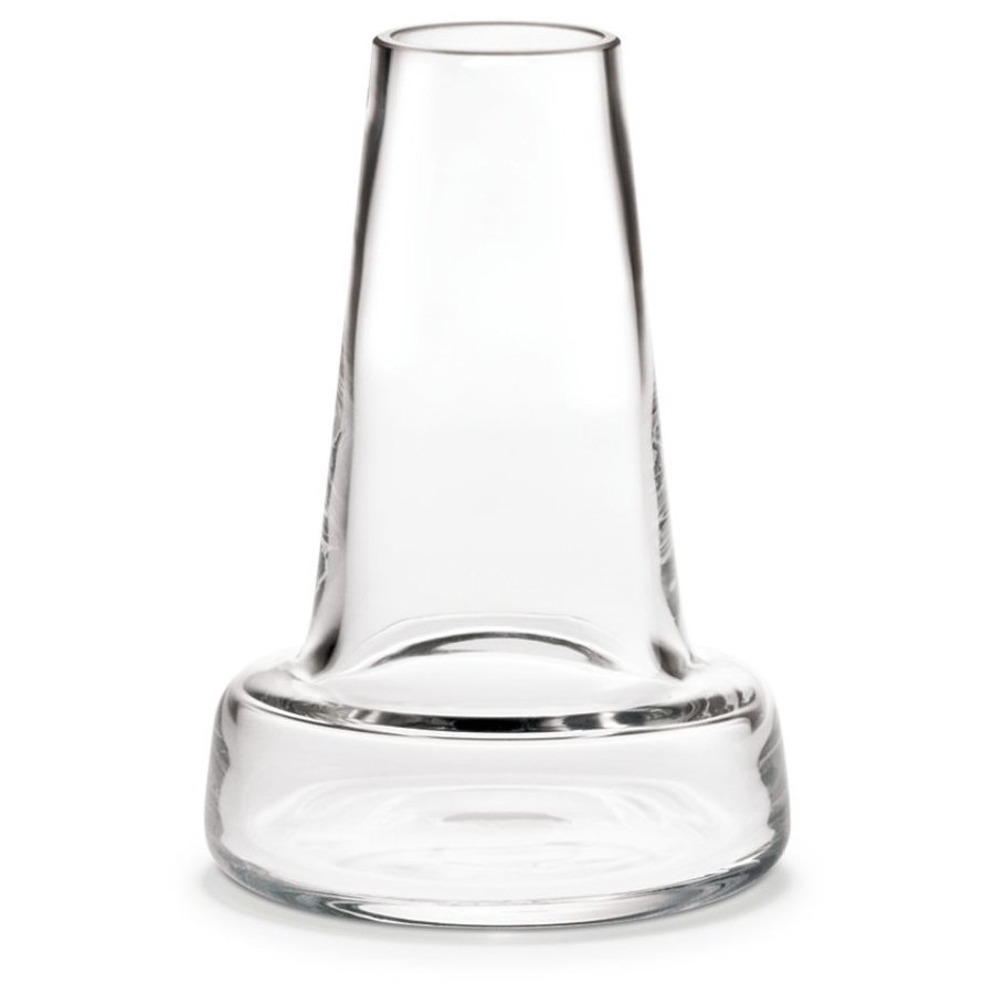Holmegaard Flora Vase lang hals, klar, H 24 cm
