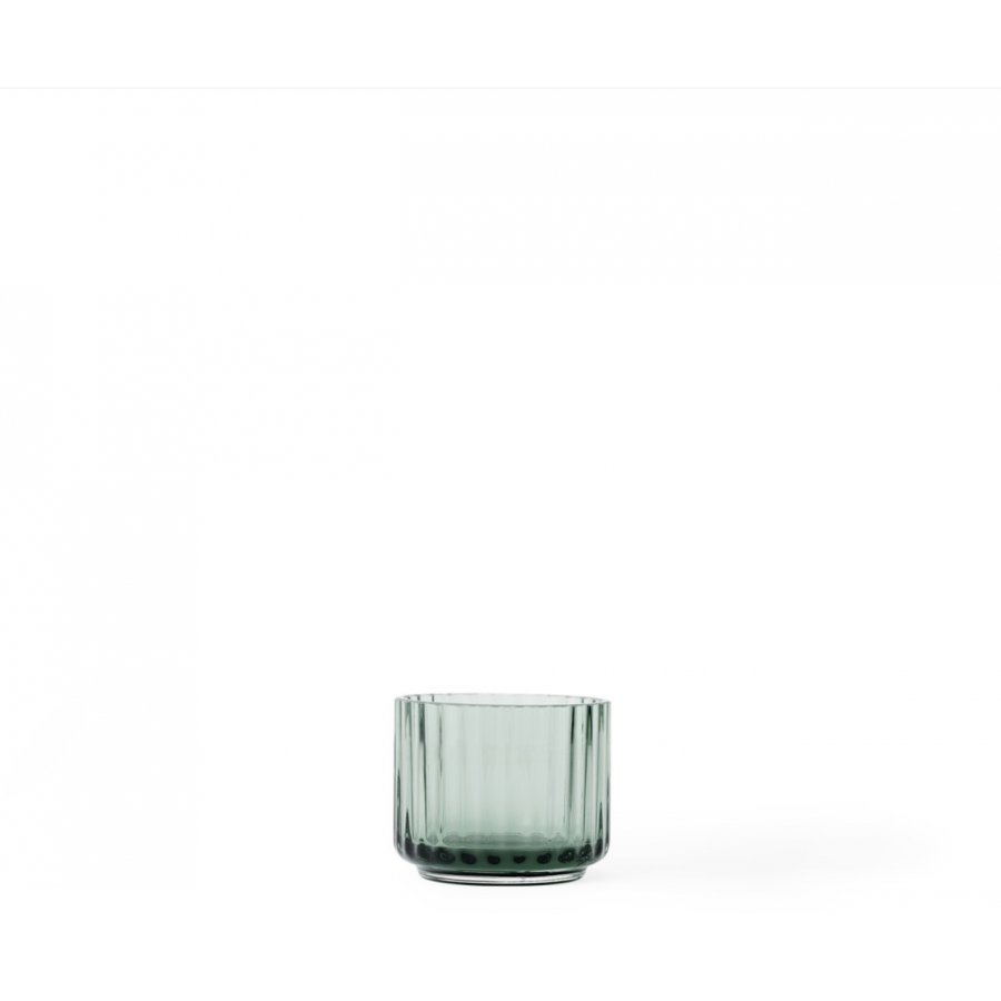 Lyngby Porceln Fyrfadsstage H6 cm, Copenhagen Green