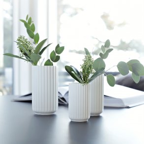 Lyngby Porcelæn Vase H12,5 cm, Hvid