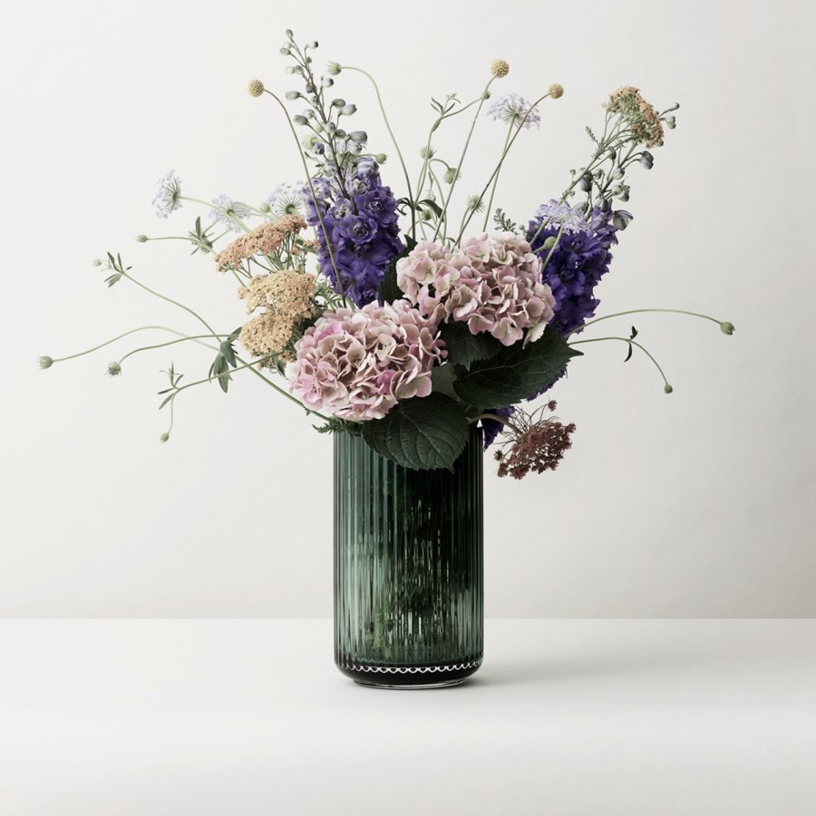 Lyngby Porceln Vase 15,5 cm, Copenhagen Green