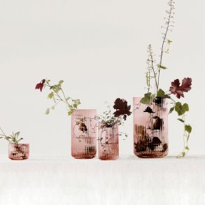 Lyngby Porcelæn Vase H25 cm, Burgundy