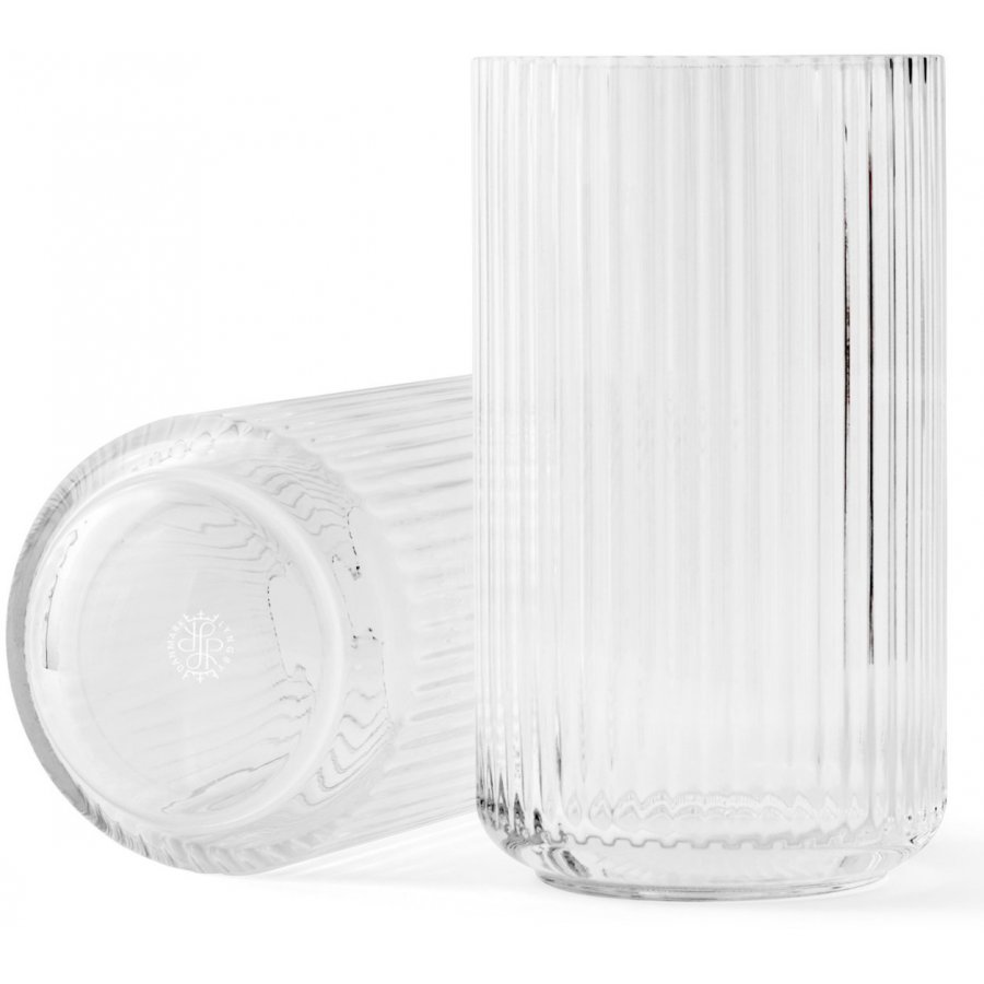 Lyngby Porceln Vase 38cm Glas, Klar
