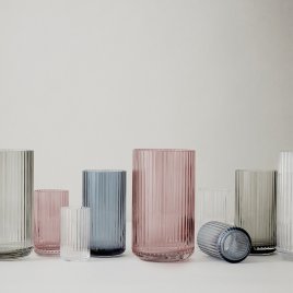 gennemførlig tømrer romanforfatter Lyngby Porcelæn Vase 38cm Glas, Smoke - Vaser - Hjem.dk