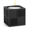 Rosendahl Nanna Ditzel Cube Lysestage, sort, 5 cm