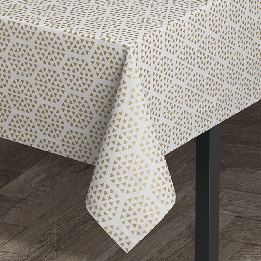 Juna Nanna Ditzel Komet Dug 150x370 cm, Beige/guld