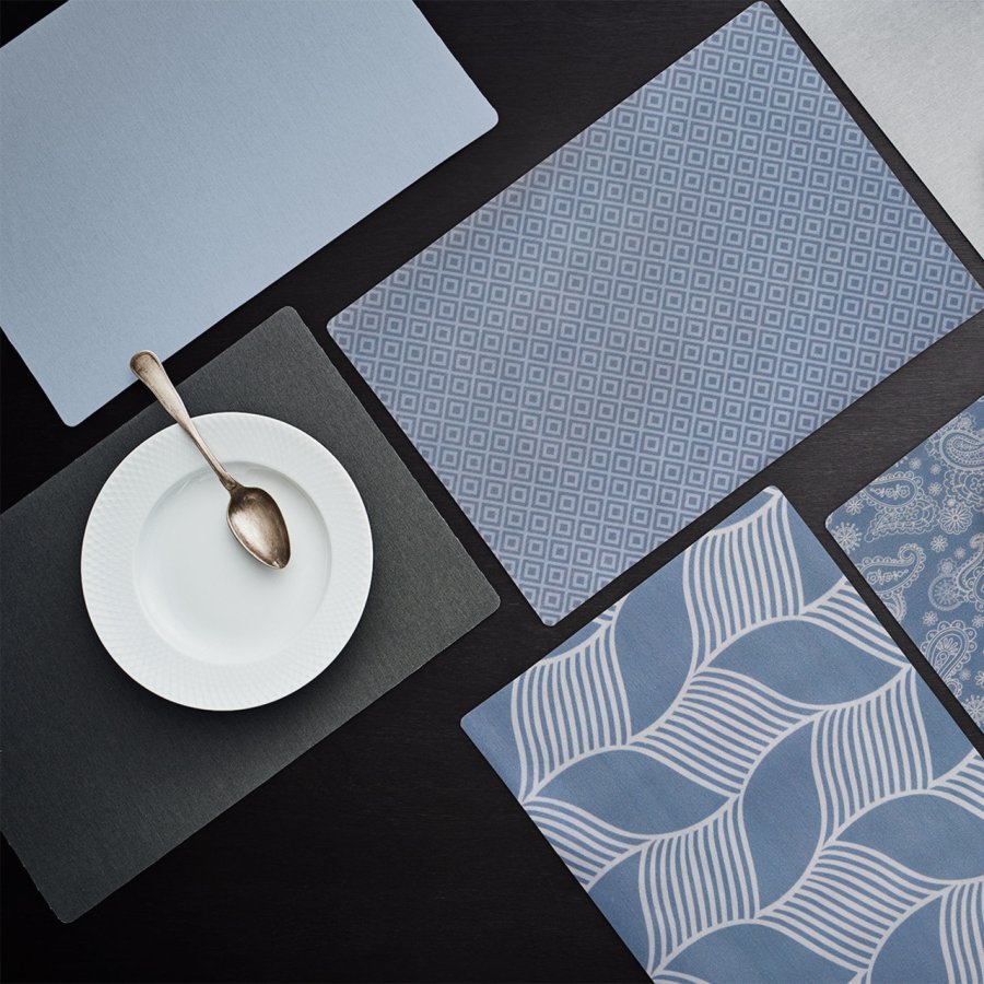 Juna Aristo D�kkeserviet 43x30 cm, St�vet Bl�