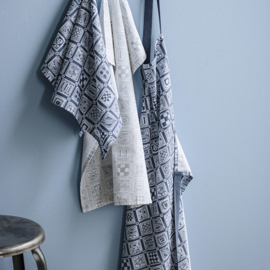 Bj�rn Wiinblad Squares Viskestykke, 50x70, bl�