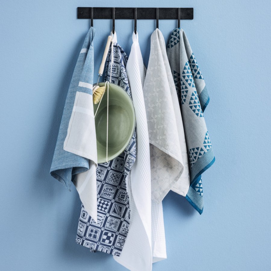 Bj�rn Wiinblad Squares Viskestykke, 50x70, bl�