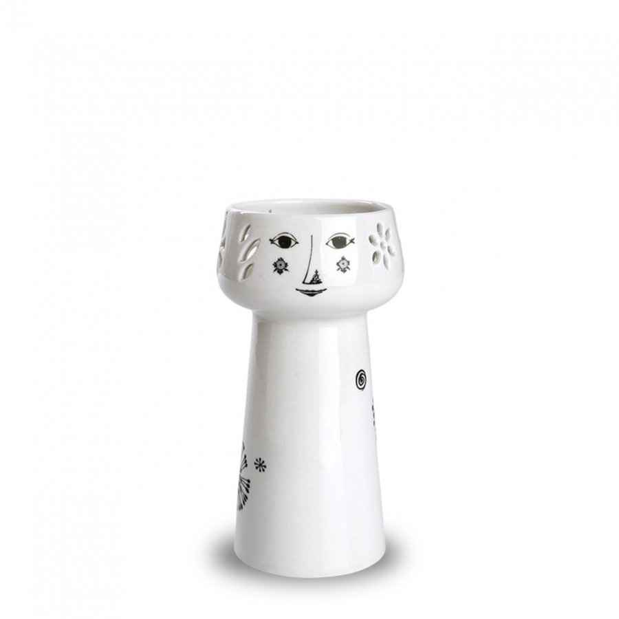 Bjrn Wiinblad Flowerhead Hyacintvase 15cm, hvid