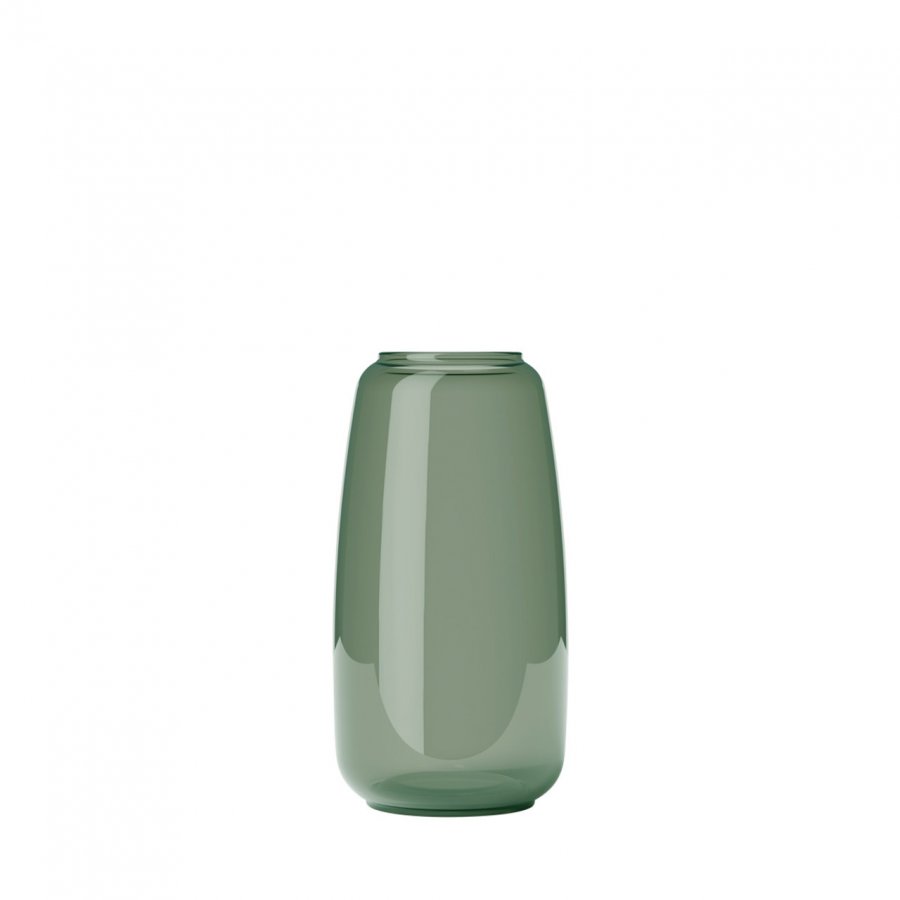 Lyngby Vase Form 130/3 Copenhagen Green, 23cm