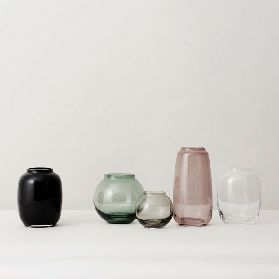 Lyngby Vase Form 70/2 Smoke, 11cm