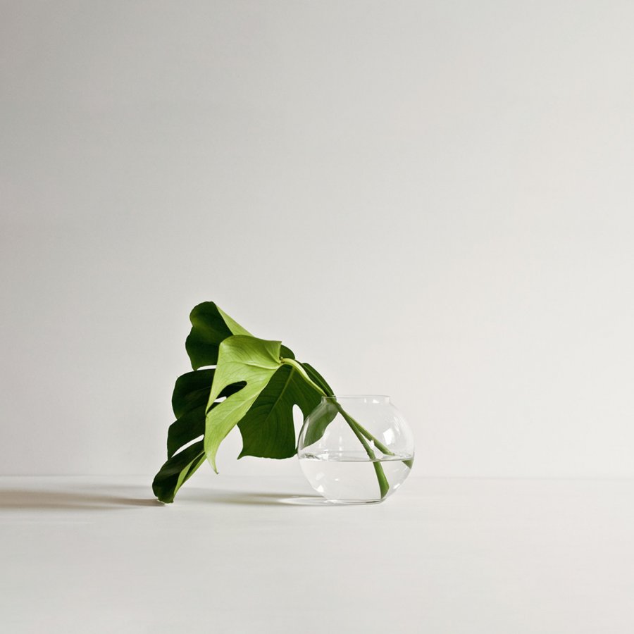 Lyngby Vase Form 70/3 Klar, 14,5cm