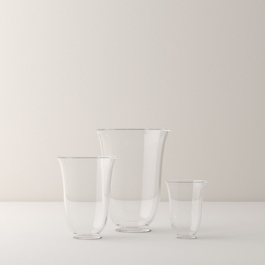 Lyngby Vase Form 71/3 Klar, 22cm