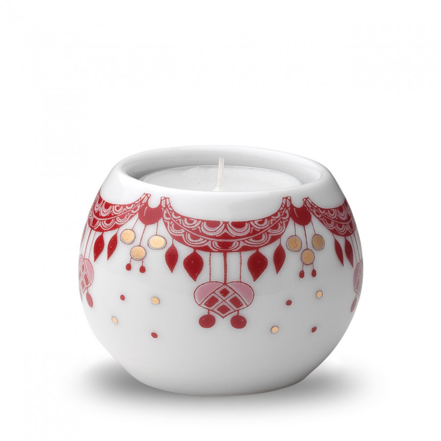Bjrn Wiinblad Guirlande Fyrfadsstage 6,5 cm, Rd