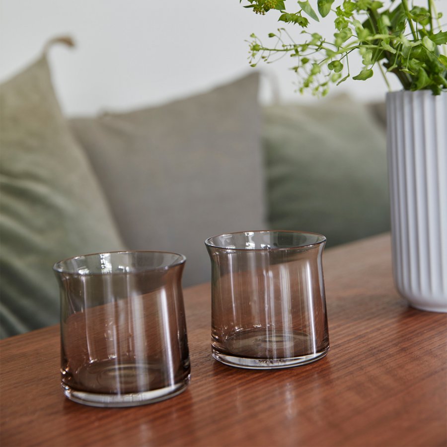 Lyngby Joe Colombo Glas Smoke, 20 cl